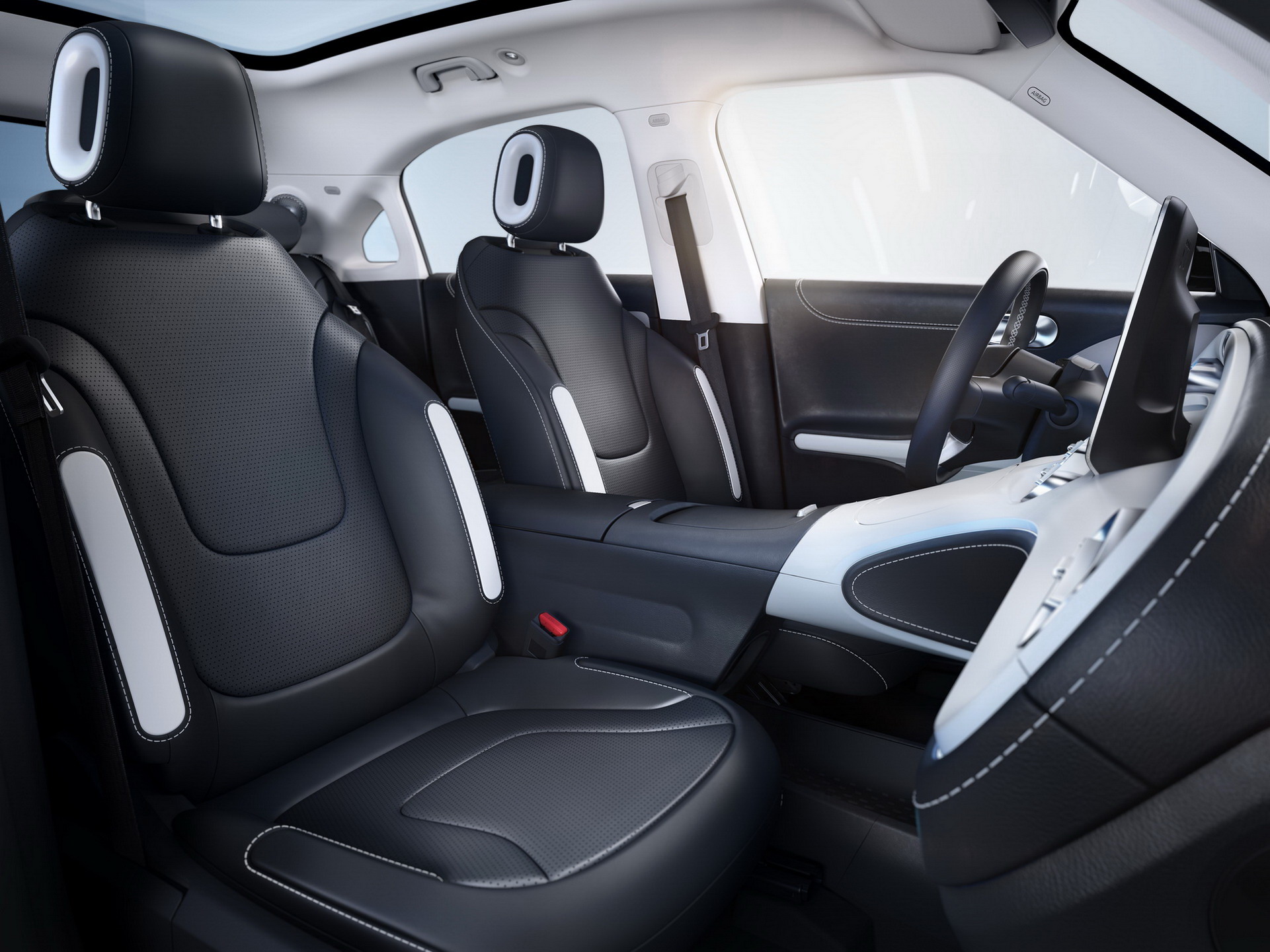 Download 2023 Smart #1 Premium - Interior, Front Seats HD Wallpaper 1921x1441 #13