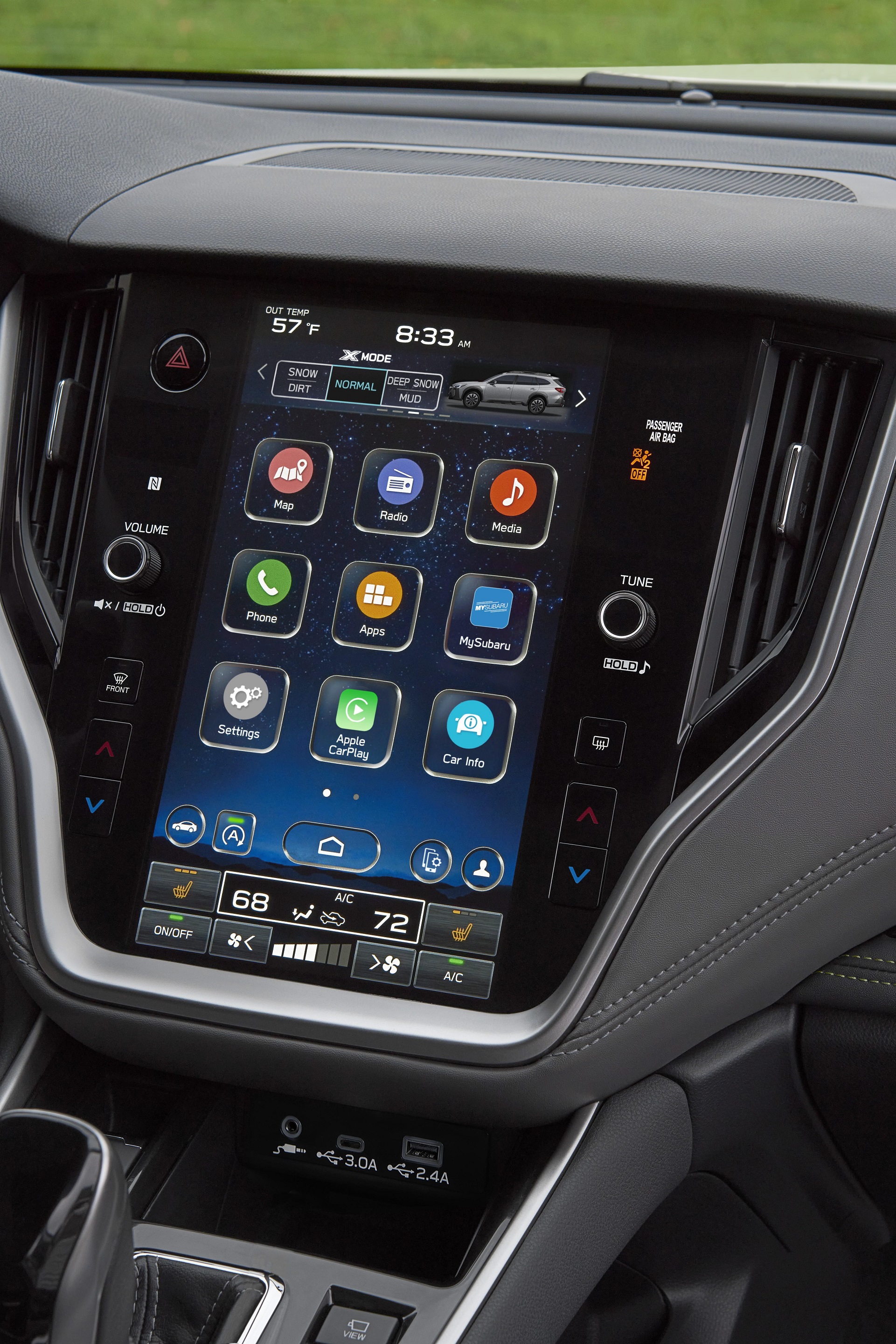 Download 2023 Subaru Outback - Central Console HD Phone Wallpaper 1921x2881 #7