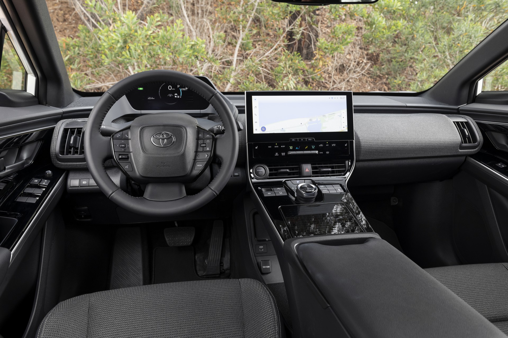 Download 2023 Toyota bZ4X XLE FWD - Interior, Cockpit HD Wallpaper 1920x1280 #91