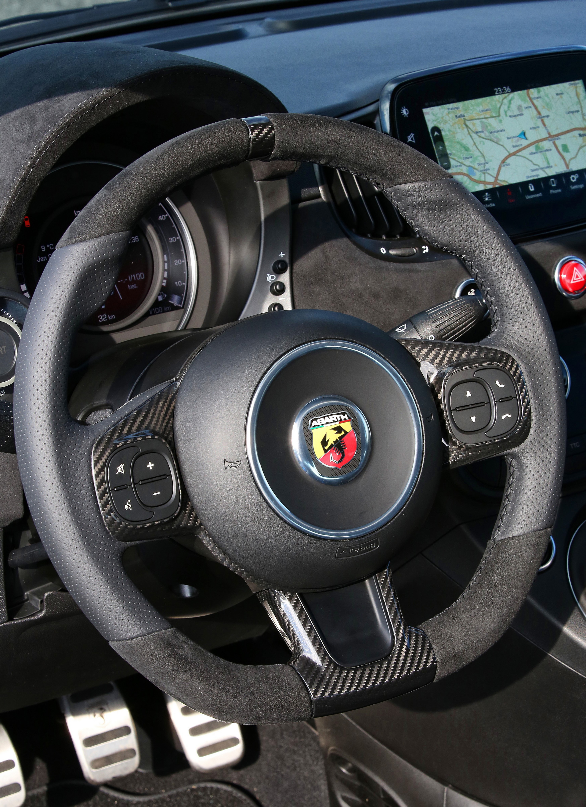 Download 2022 Abarth 695 Tributo 131 Rally - Interior, Steering Wheel HD Phone Wallpaper 1920x2645 #37