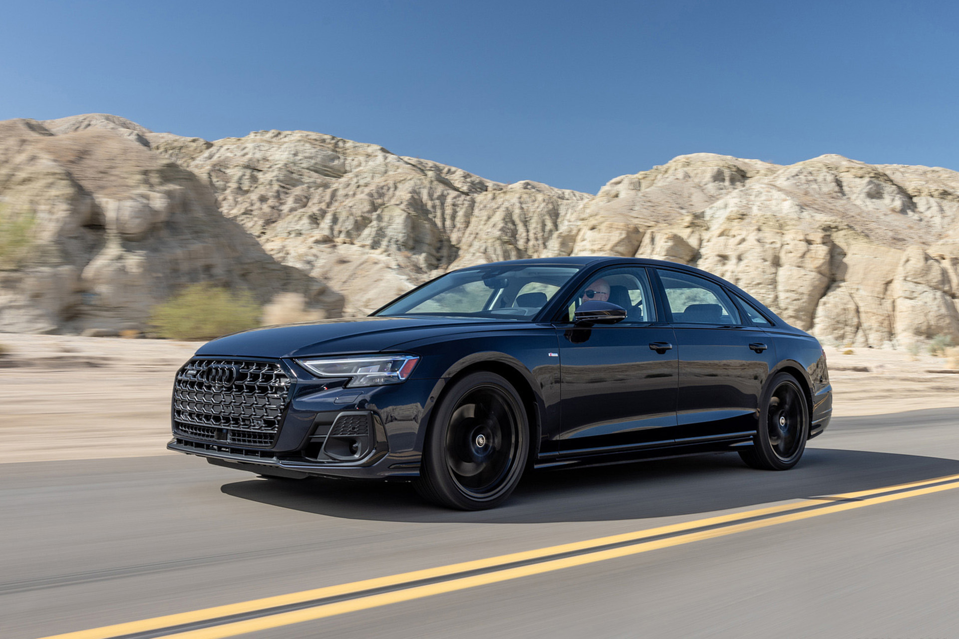 Download 2022 Audi A8 L - US version - Front Three-Quarter HD Wallpaper 1921x1281 #10