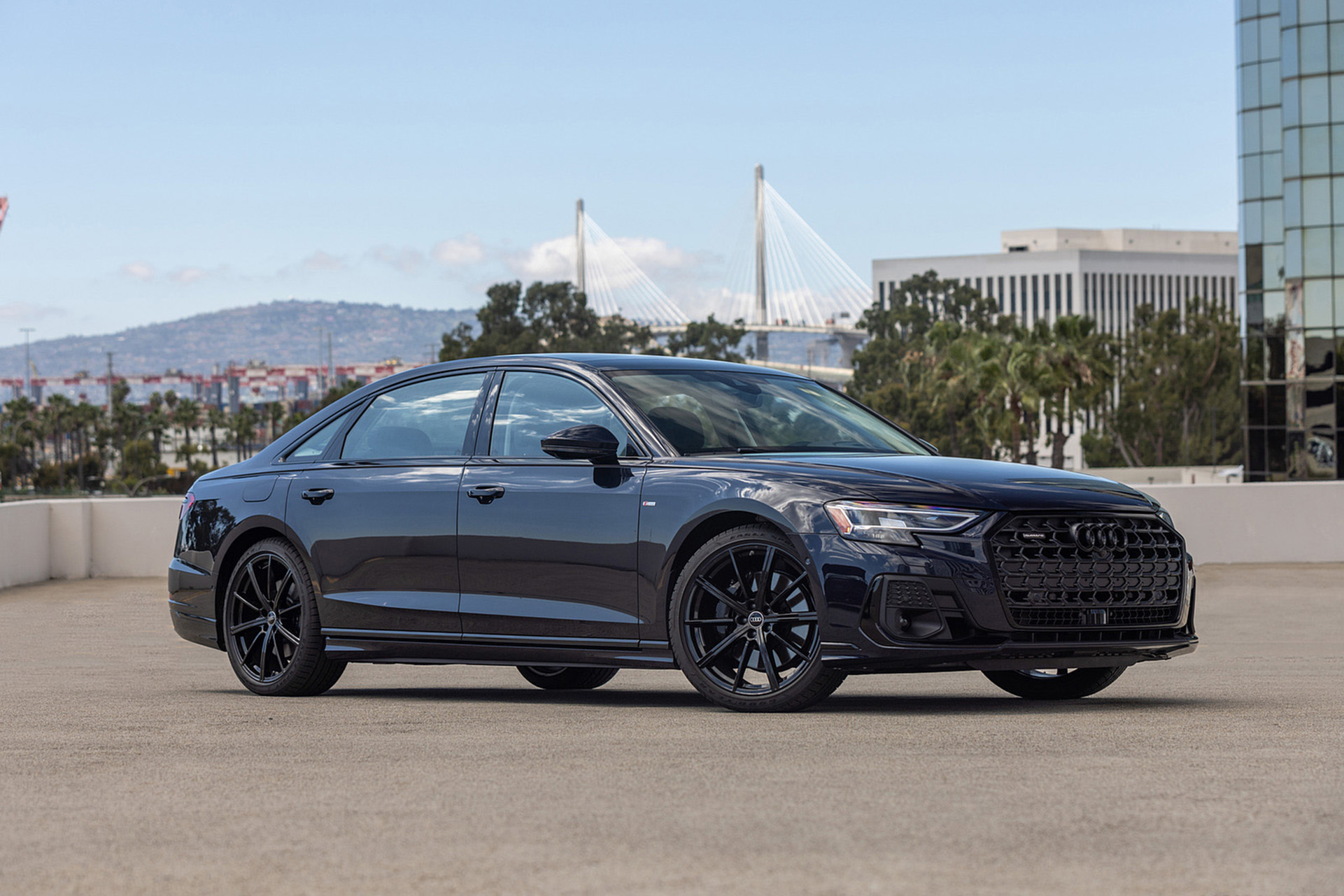 Download 2022 Audi A8 L - US version - Front Three-Quarter HD Wallpaper 1921x1281 #21