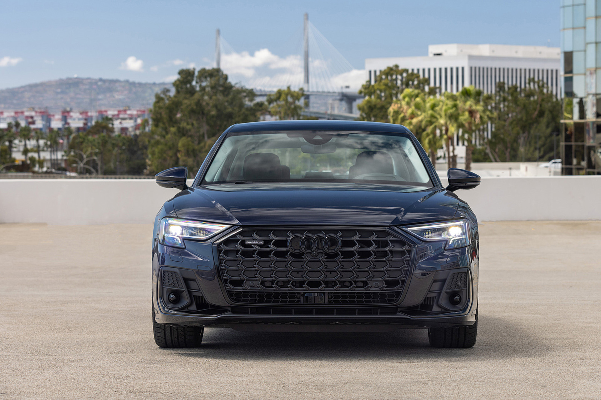 Download 2022 Audi A8 L - US version - Front HD Wallpaper 1921x1281 #22