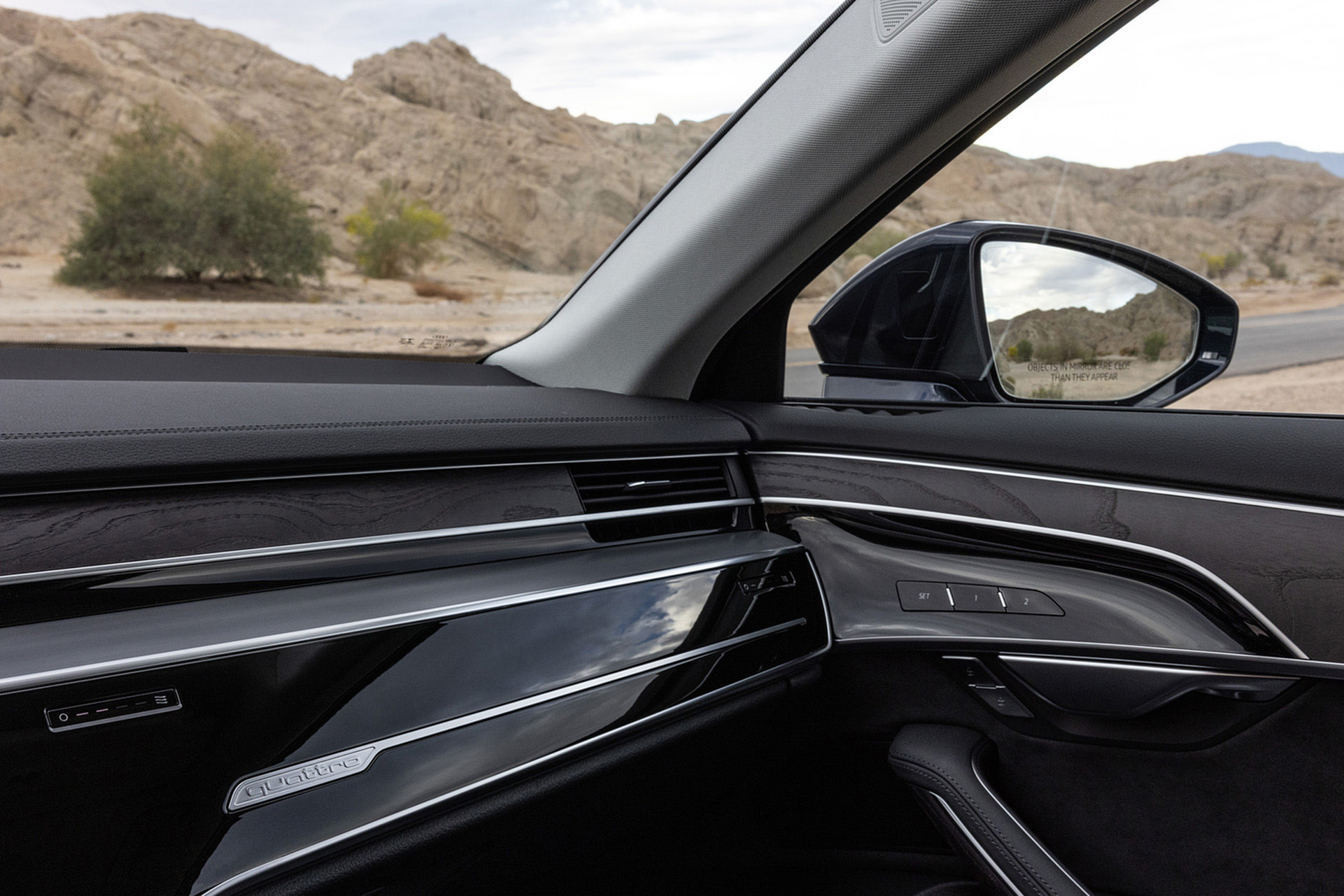 Download 2022 Audi A8 L - US version - Interior, Detail HD Wallpaper 1921x1281 #64