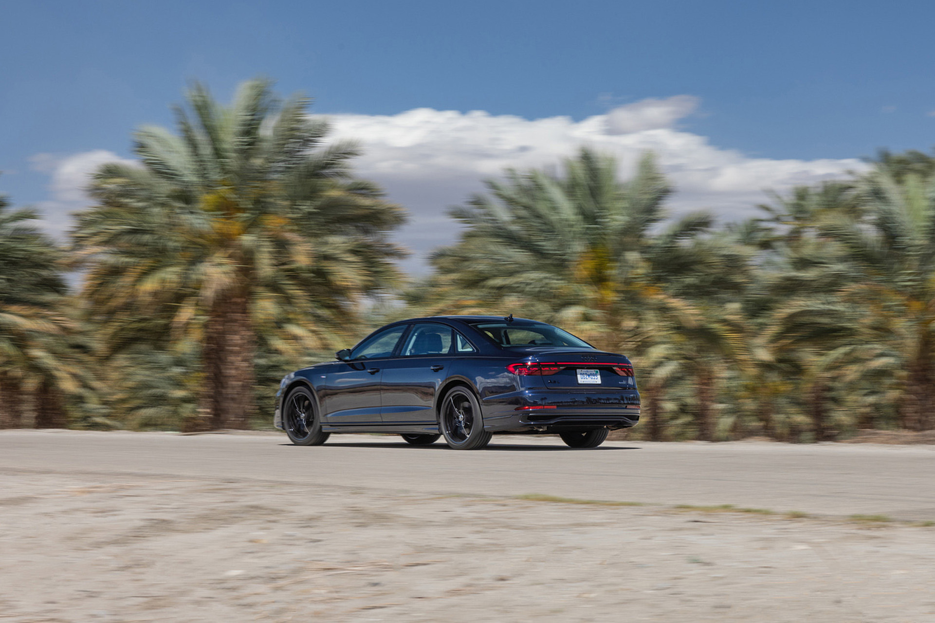 Download 2022 Audi A8 L - US version - Rear Three-Quarter HD Wallpaper 1921x1281 #8