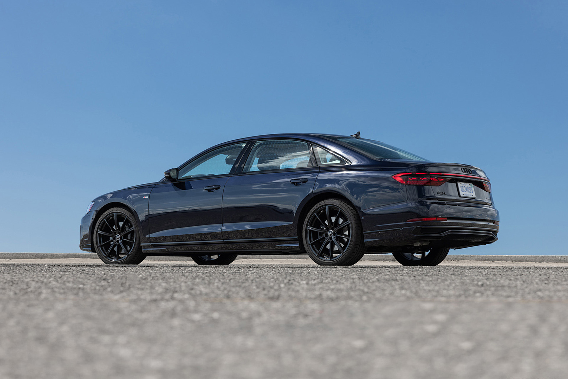 Download 2022 Audi A8 L - US version - Rear Three-Quarter HD Wallpaper 1921x1281 #26