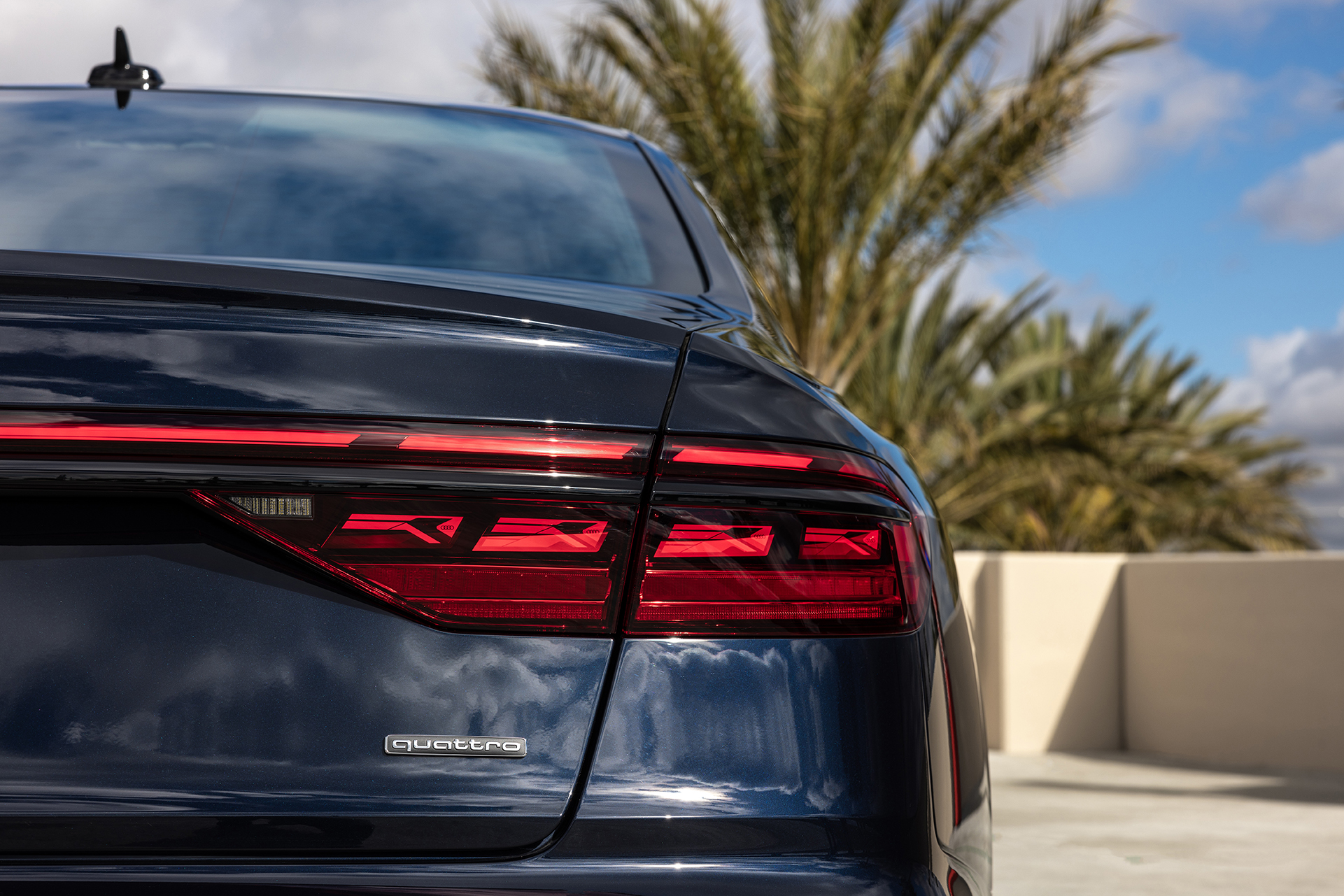 Download 2022 Audi A8 L - US version - Tail Light HD Wallpaper 1921x1281 #44