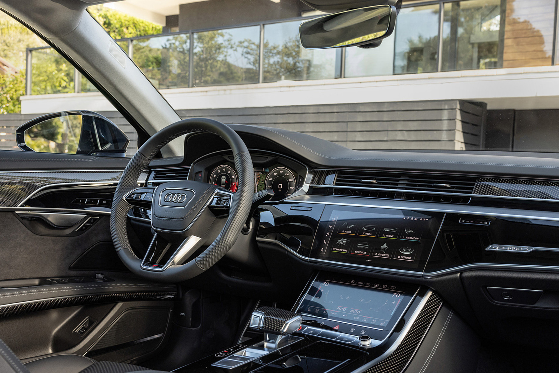 Download 2022 Audi S8 - US version - Interior HD Wallpaper 1921x1281 #57