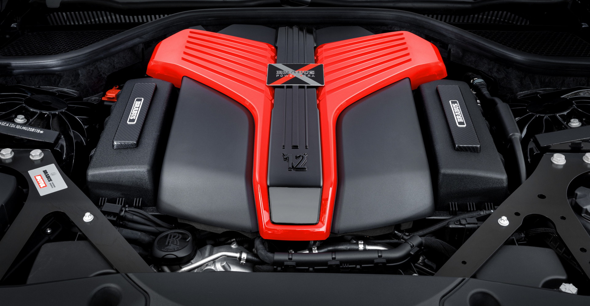 Download 2022 Brabus 700 based on Rolls-Royce Ghost Extended - Engine HD Wallpaper 1920x995 #61