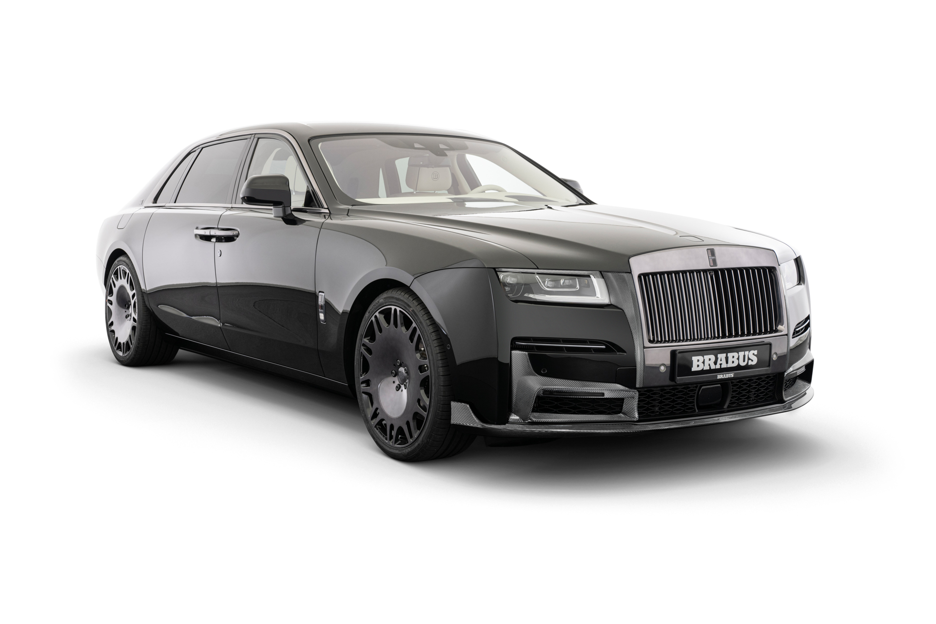 Download 2022 Brabus 700 based on Rolls-Royce Ghost Extended - Front Three-Quarter HD Wallpaper 1920x1280 #29