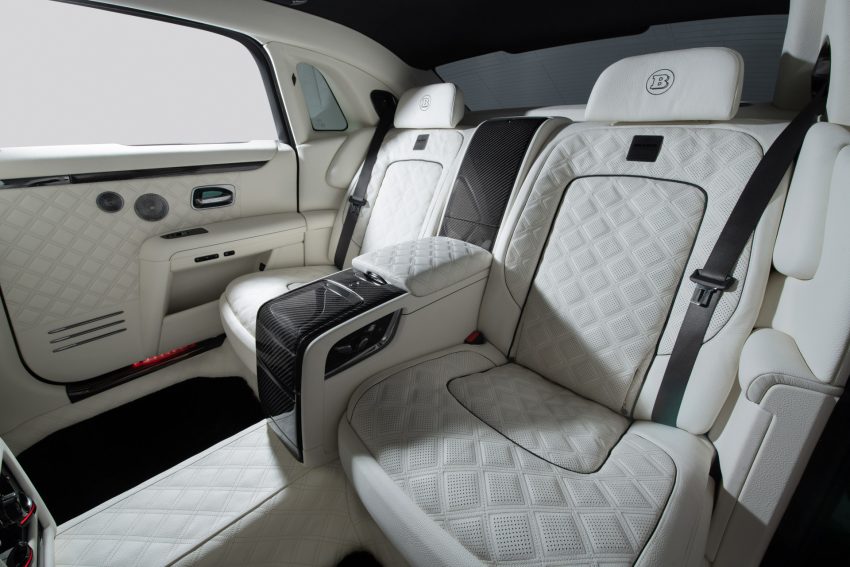 2022 Brabus 700 based on Rolls-Royce Ghost Extended - Interior, Rear Seats Wallpaper 850x567 #99