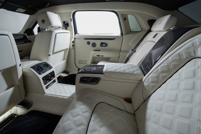 2022 Brabus 700 based on Rolls-Royce Ghost Extended - Interior, Rear Seats Wallpaper 850x567 #100