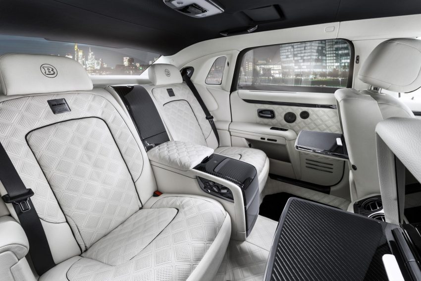 2022 Brabus 700 based on Rolls-Royce Ghost Extended - Interior, Rear Seats Wallpaper 850x567 #76