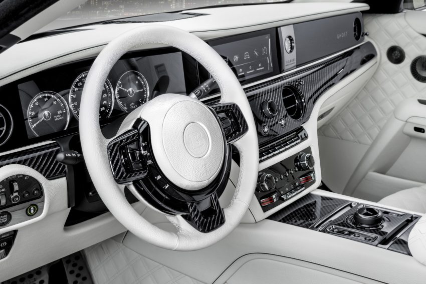 2022 Brabus 700 based on Rolls-Royce Ghost Extended - Interior, Steering Wheel Wallpaper 850x567 #85
