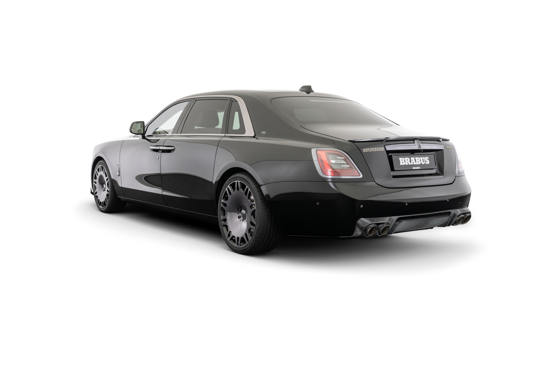 Download 2022 Brabus 700 based on Rolls-Royce Ghost Extended - Rear Three-Quarter HD Wallpaper 1920x1280 #34