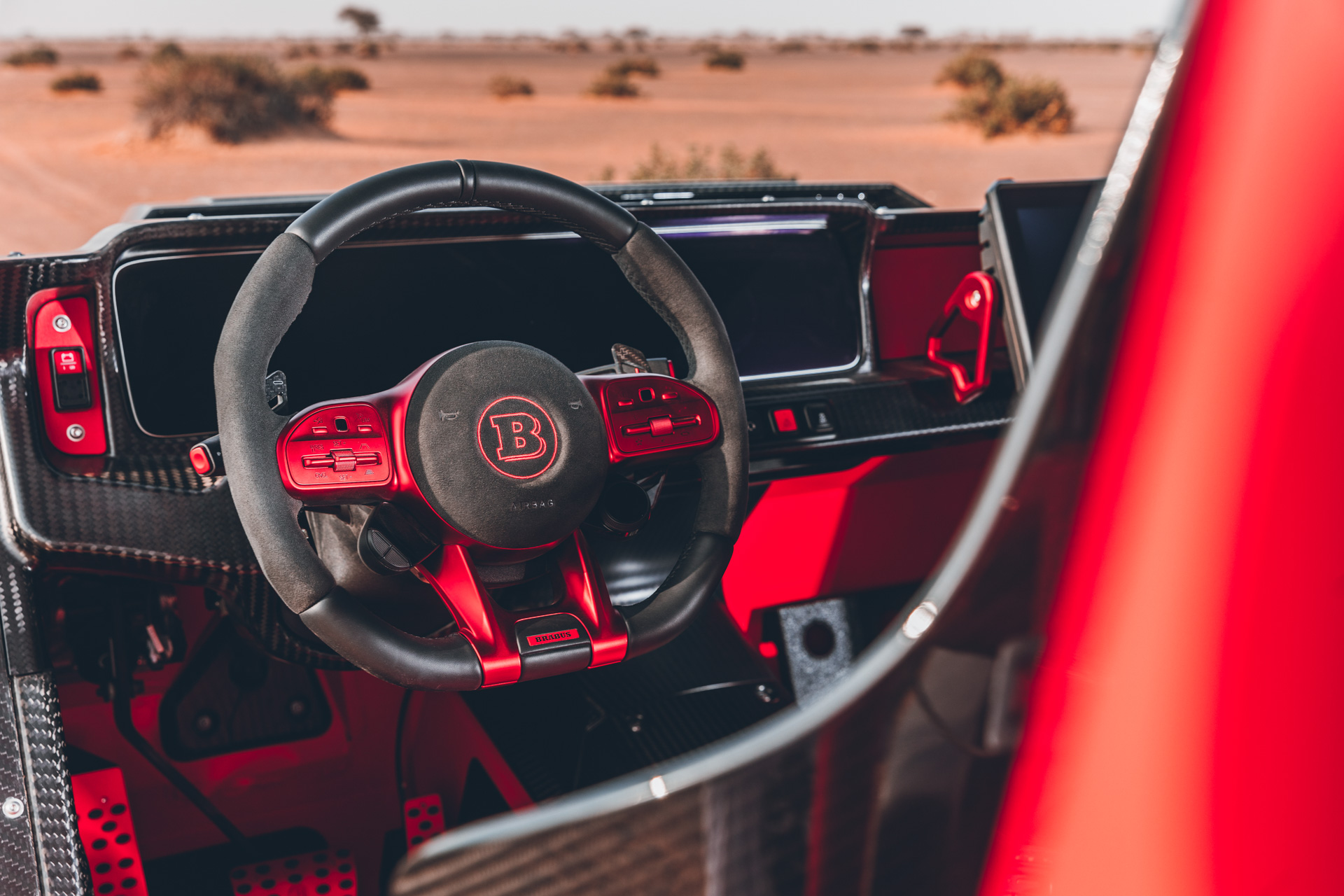 Download 2022 Brabus 900 Crawler - Interior, Steering Wheel HD Wallpaper 1920x1280 #103