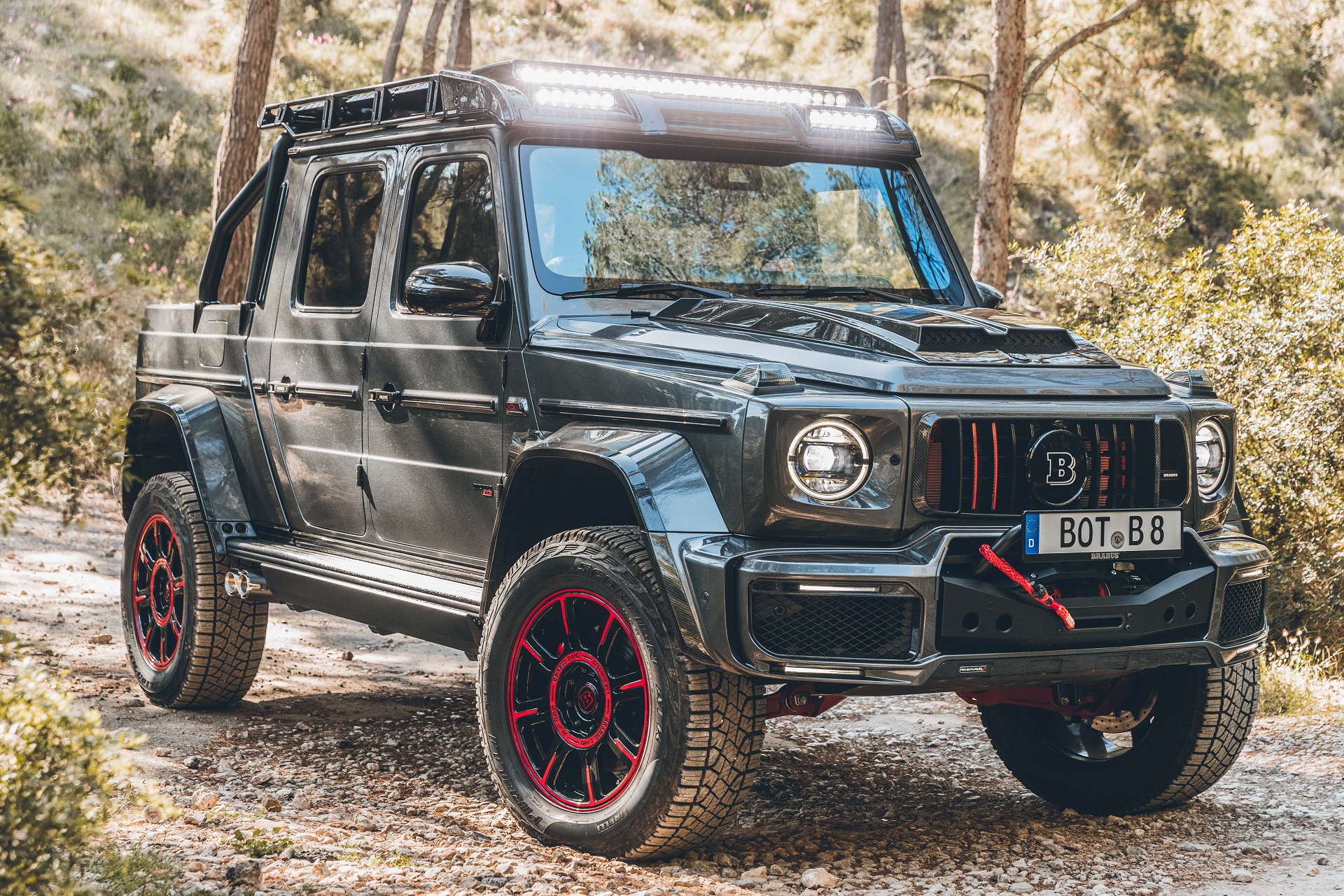 Download 2022 Brabus 900 XLP One of Ten - Front Three-Quarter HD Wallpaper 1920x1280 #13