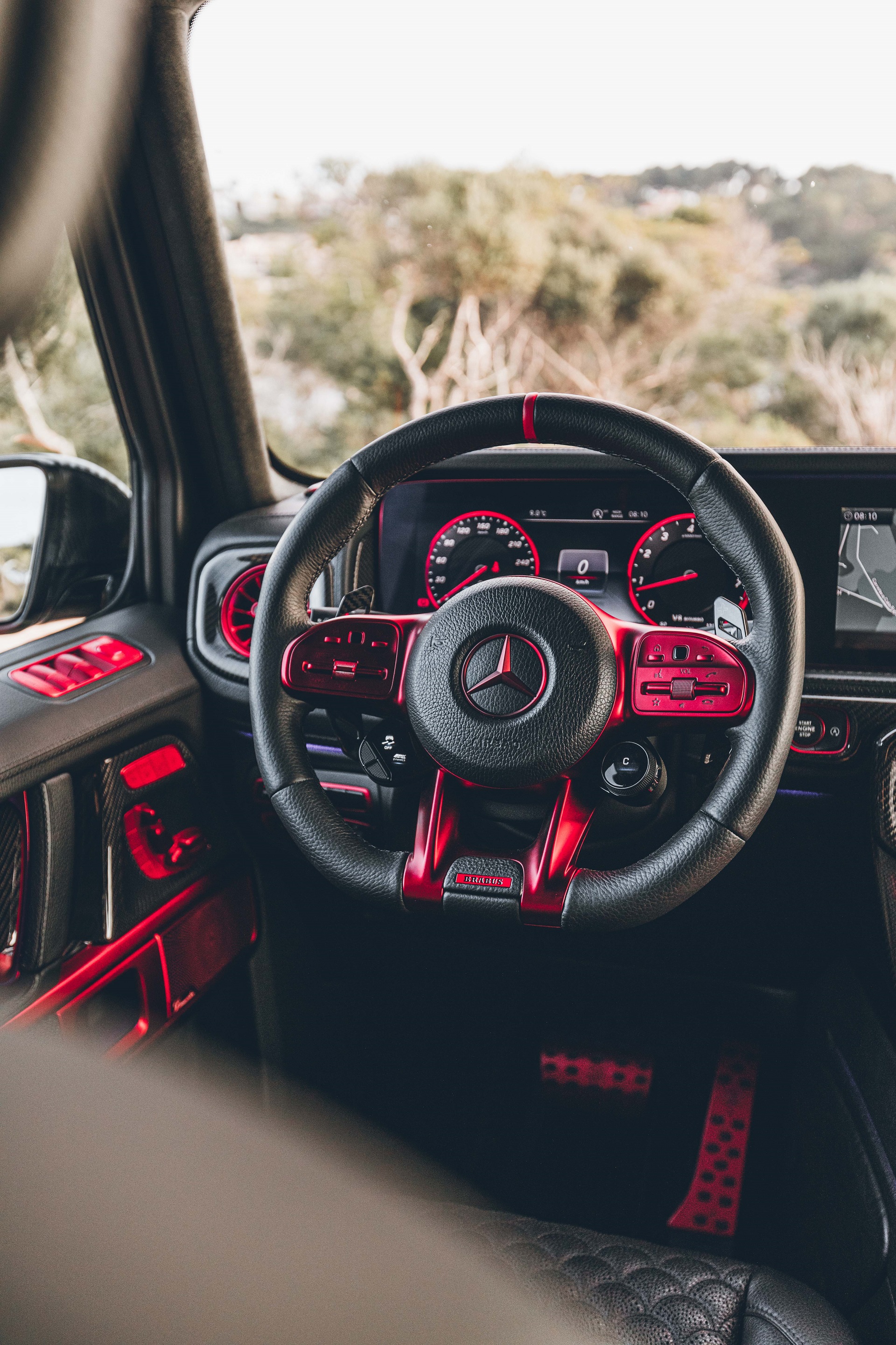 Download 2022 Brabus 900 XLP One of Ten - Interior, Steering Wheel HD Phone Wallpaper 1920x2880 #46