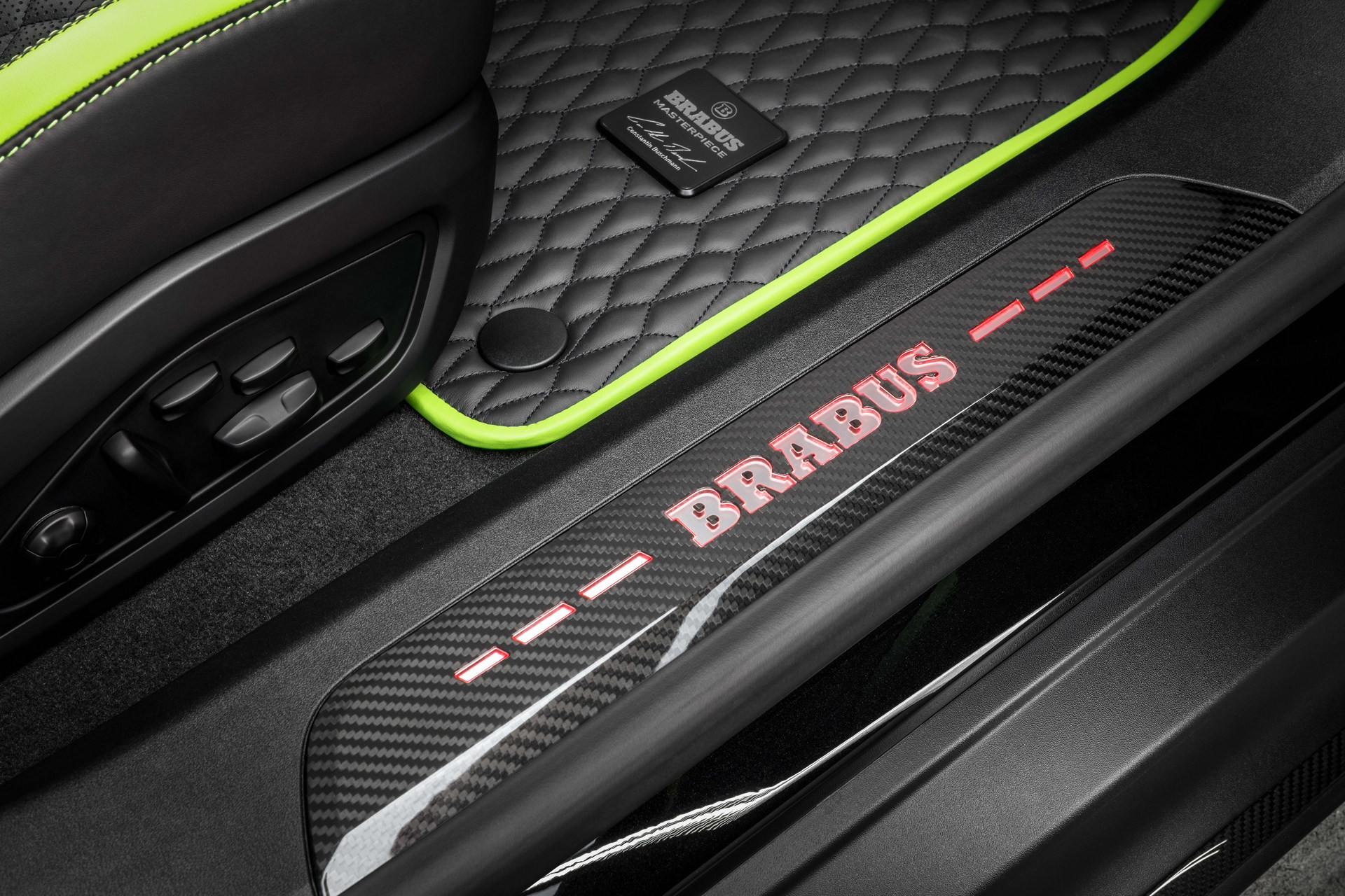 Download 2022 Brabus Porsche Taycan Turbo S - Door Sill HD Wallpaper 1920x1280 #47