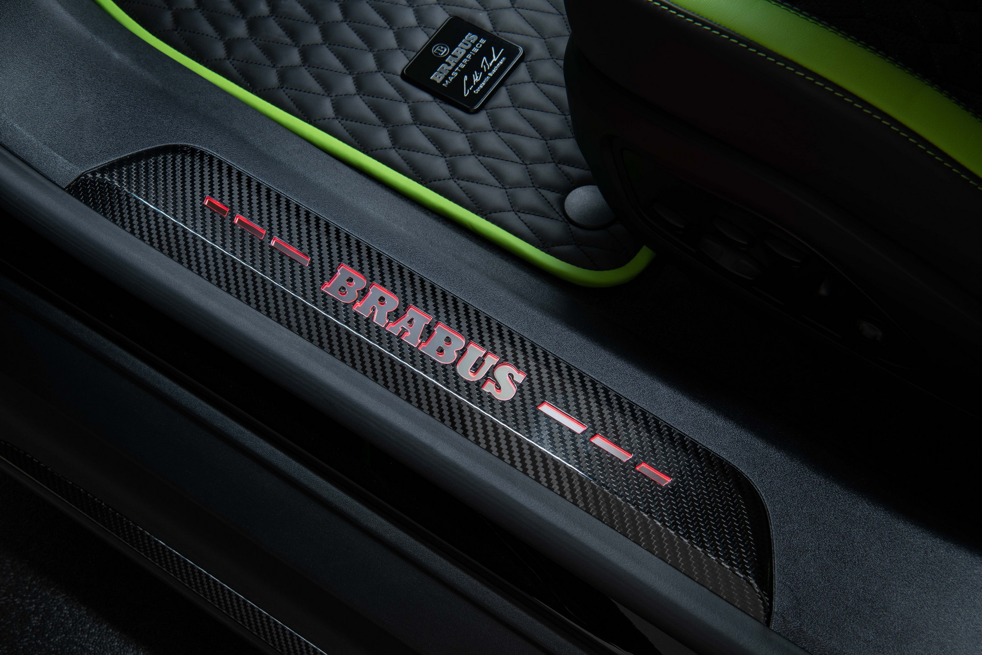 Download 2022 Brabus Porsche Taycan Turbo S - Door Sill HD Wallpaper 1920x1280 #49