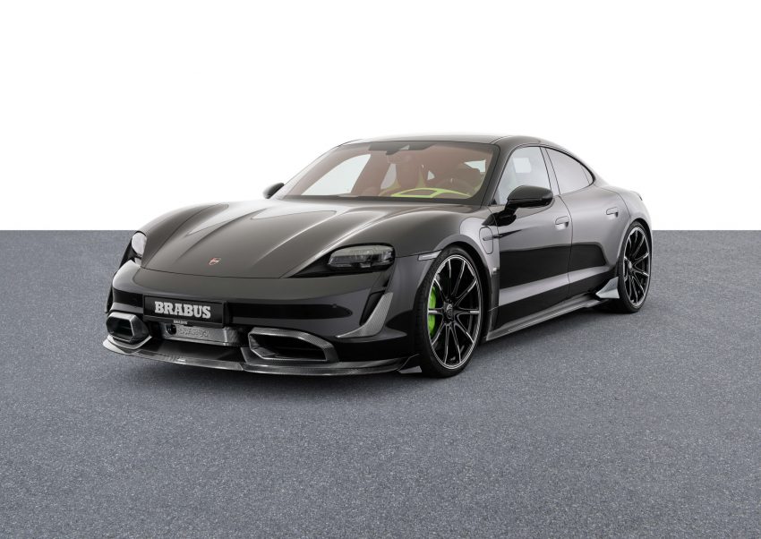 2022 Brabus Porsche Taycan Turbo S - Front Three-Quarter Wallpaper 850x602 #30
