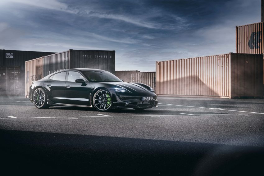 2022 Brabus Porsche Taycan Turbo S - Front Three-Quarter Wallpaper 850x567 #2