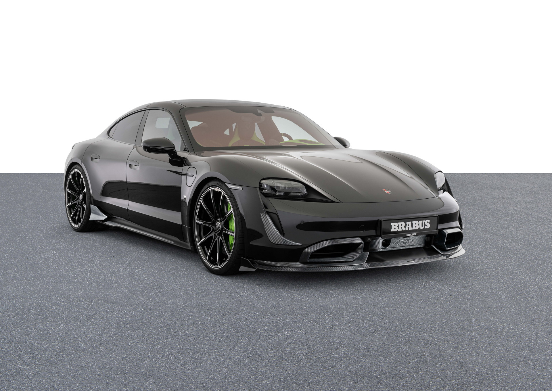 Download 2022 Brabus Porsche Taycan Turbo S - Front Three-Quarter HD Wallpaper 1920x1360 #31