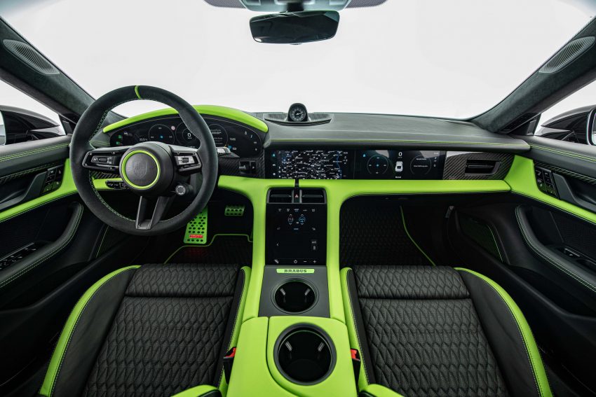 2022 Brabus Porsche Taycan Turbo S - Interior, Cockpit Wallpaper 850x567 #88