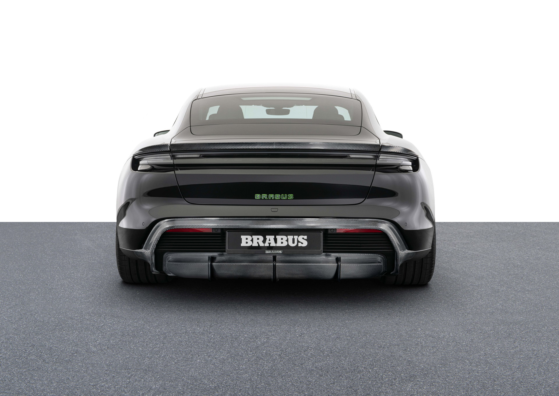 Download 2022 Brabus Porsche Taycan Turbo S - Rear HD Wallpaper 1920x1360 #35