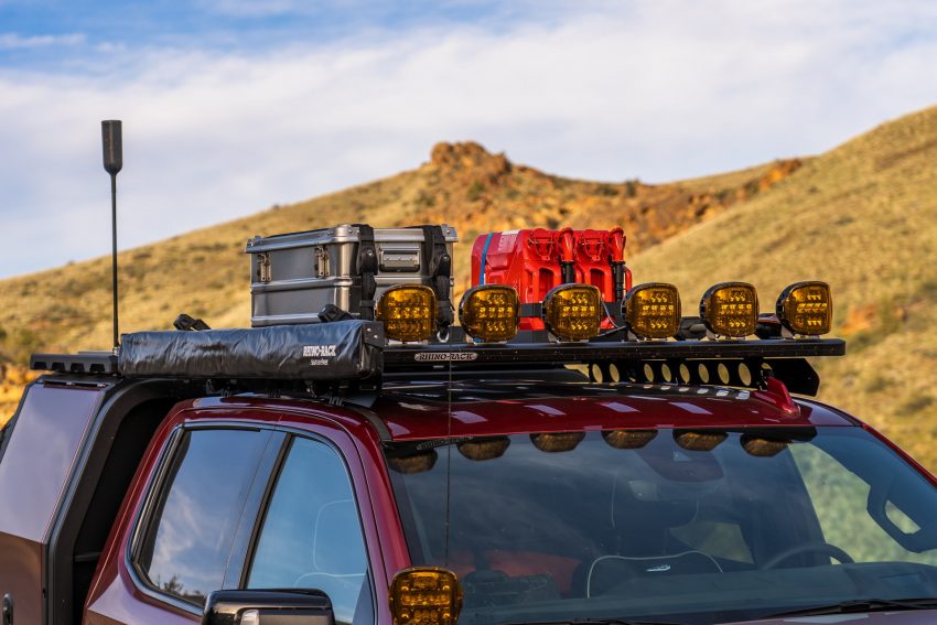 2022 GMC Sierra 1500 AT4X Ultimate Overland Vehicle - Detail Wallpaper 850x567 #12