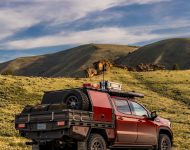 2022 GMC Sierra 1500 AT4X Ultimate Overland Vehicle - Rear Three-Quarter Wallpaper 190x150