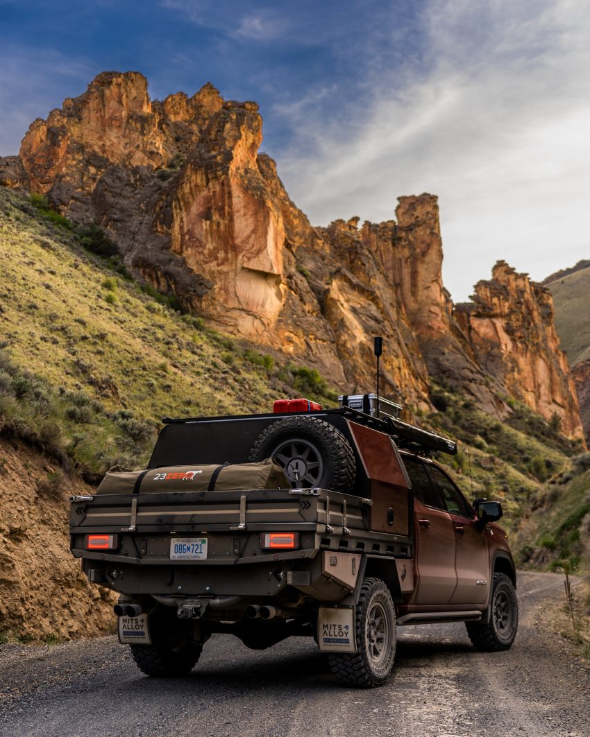 2022 GMC Sierra 1500 AT4X Ultimate Overland Vehicle - Rear Phone Wallpaper 850x1063 #8