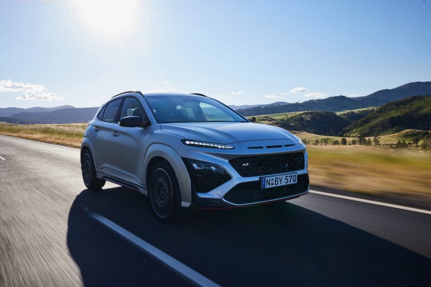 2022 Hyundai Kona N - AU version - Front Three-Quarter Wallpaper 850x567 #31