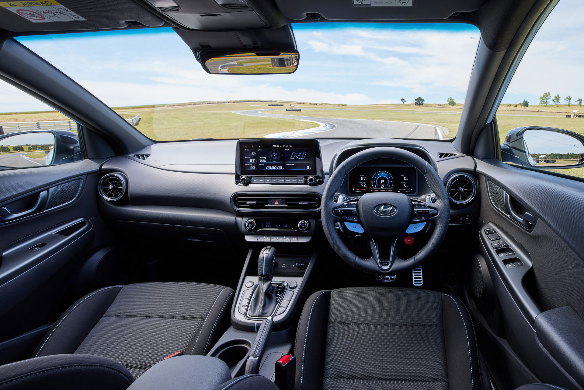 Download 2022 Hyundai Kona N - AU version - Interior, Cockpit HD Wallpaper 1920x1281 #59