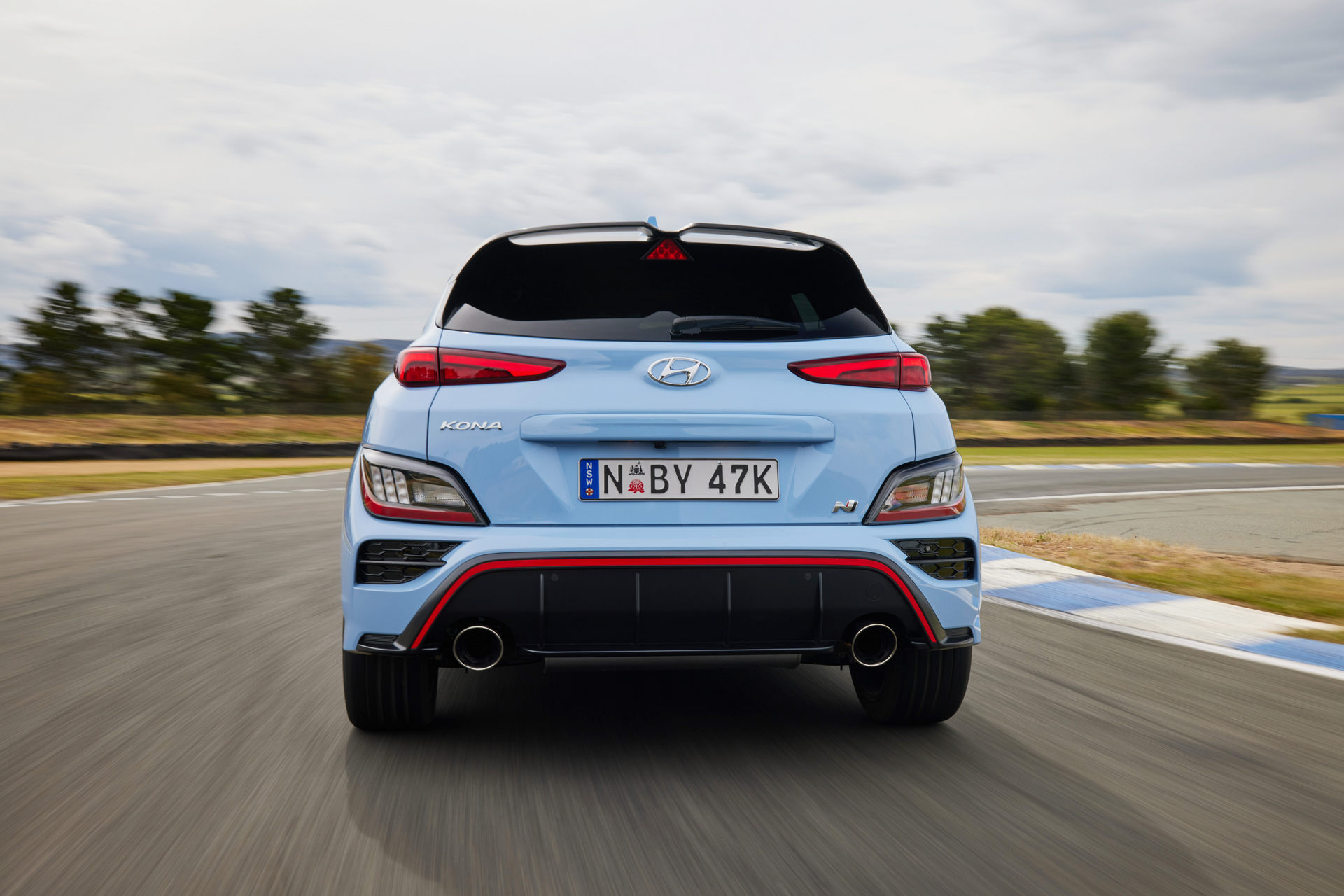 Download 2022 Hyundai Kona N - AU version - Rear HD Wallpaper 1920x1280 #6