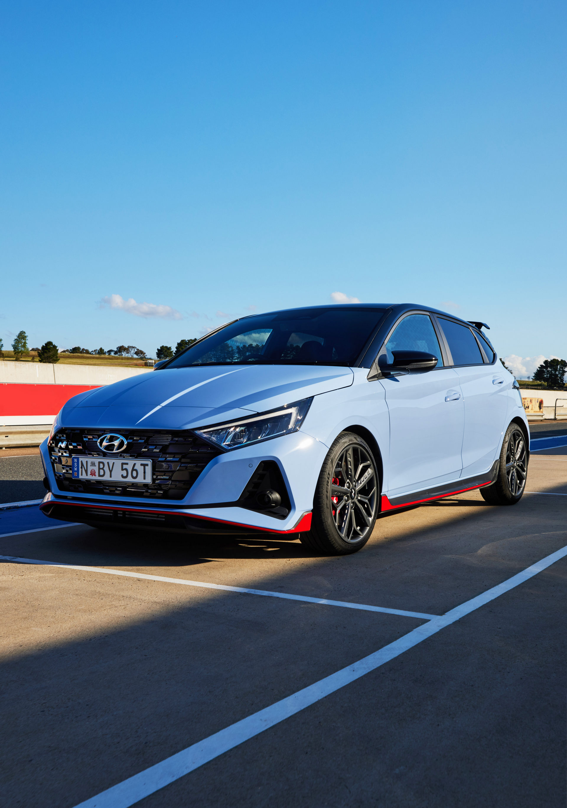 Download 2022 Hyundai i20 N - AU version - Front Three-Quarter HD Phone Wallpaper 1920x2736 #12