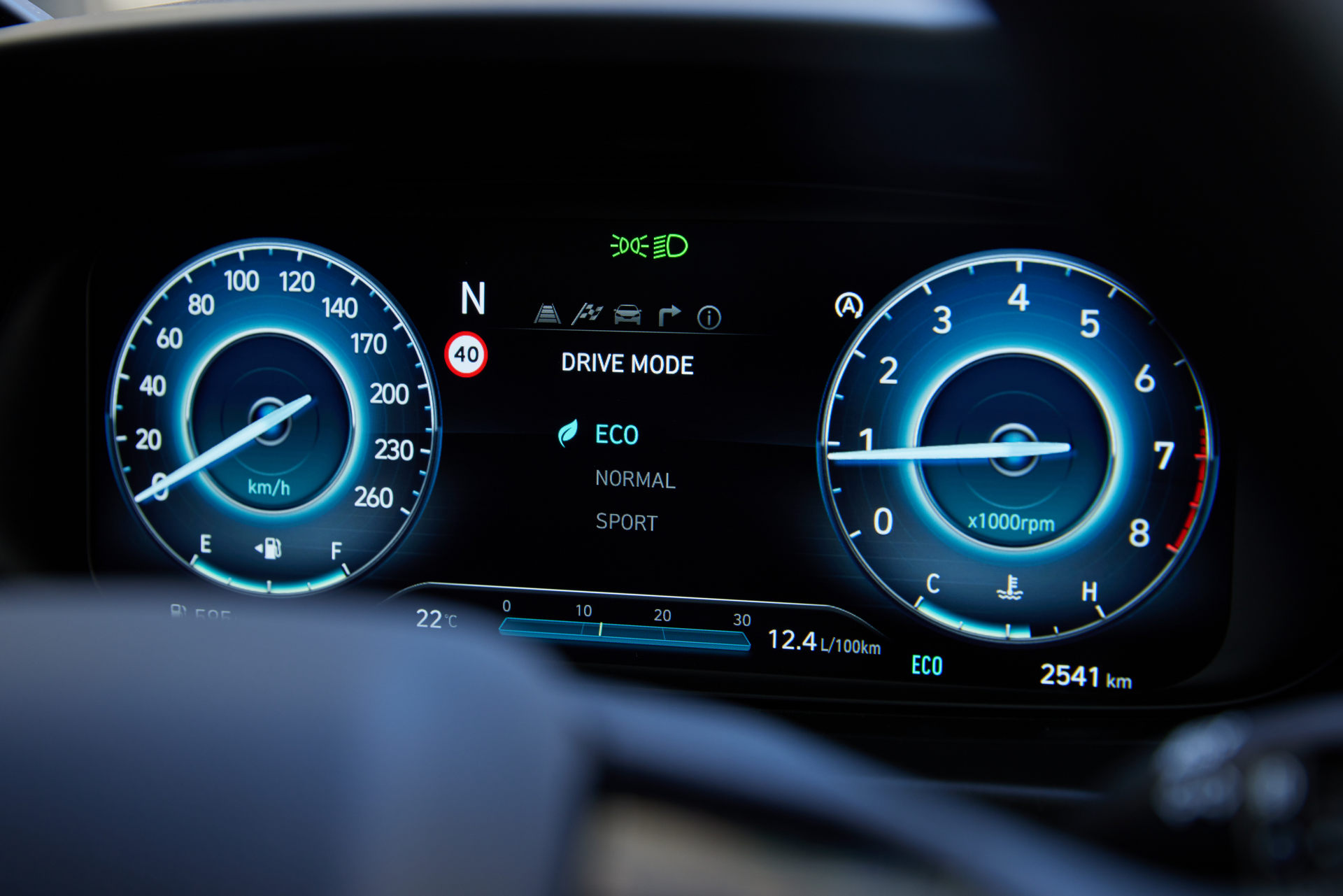 Download 2022 Hyundai i20 N - AU version - Instrument Cluster HD Wallpaper 1920x1281 #60