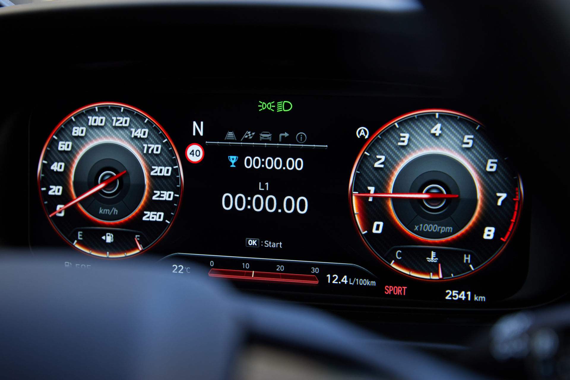 Download 2022 Hyundai i20 N - AU version - Instrument Cluster HD Wallpaper 1920x1281 #61