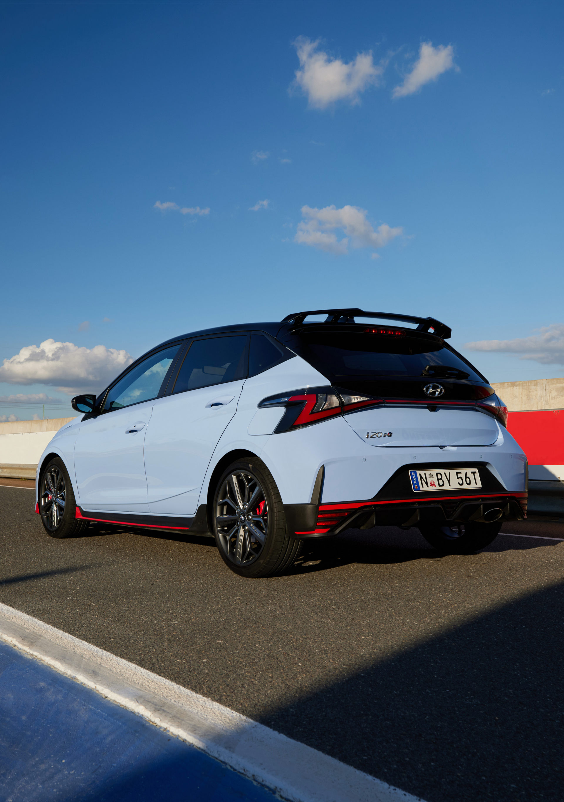 Download 2022 Hyundai i20 N - AU version - Rear Three-Quarter HD Phone Wallpaper 1920x2729 #17