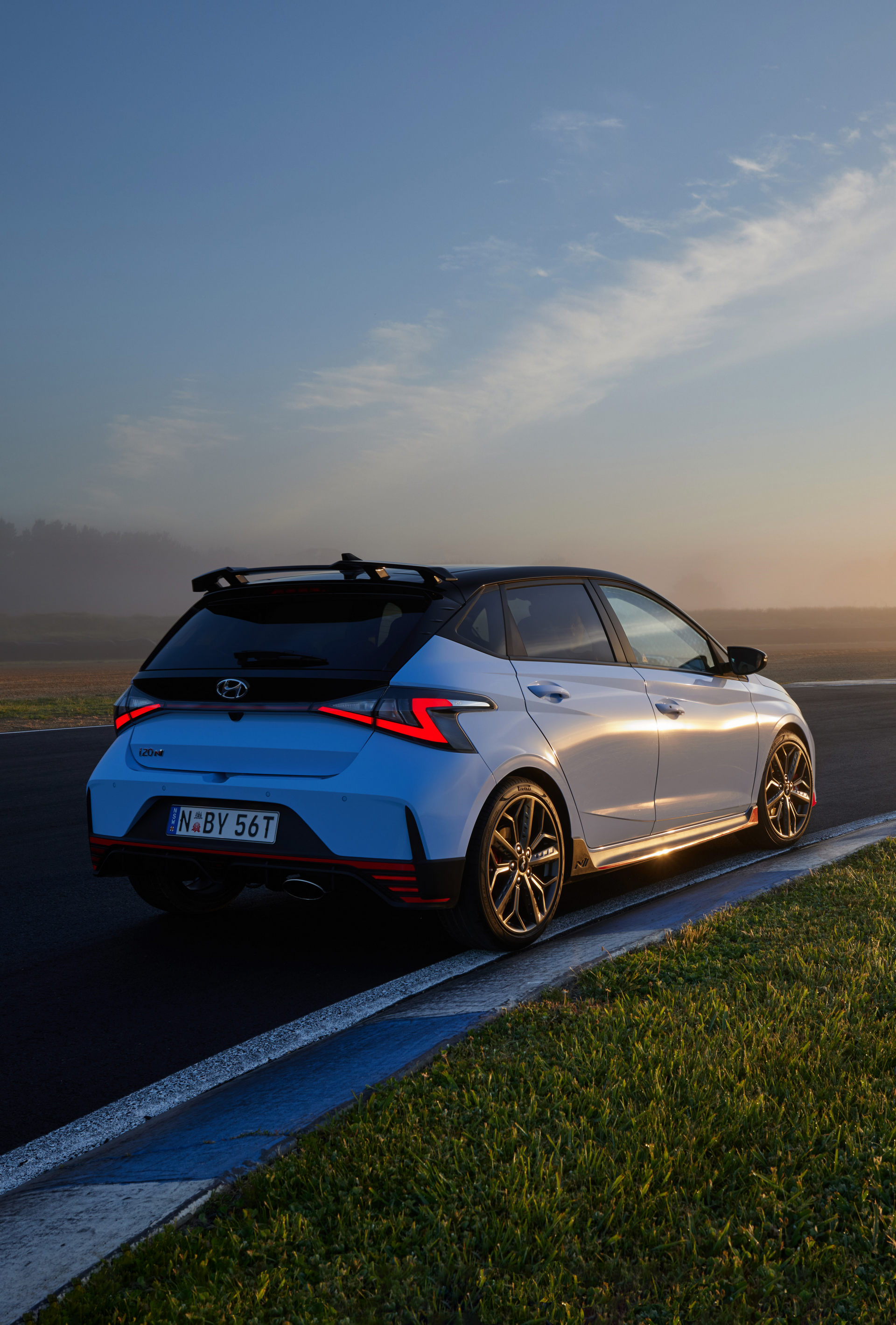 Download 2022 Hyundai i20 N - AU version - Rear Three-Quarter HD Phone Wallpaper 1920x2839 #41
