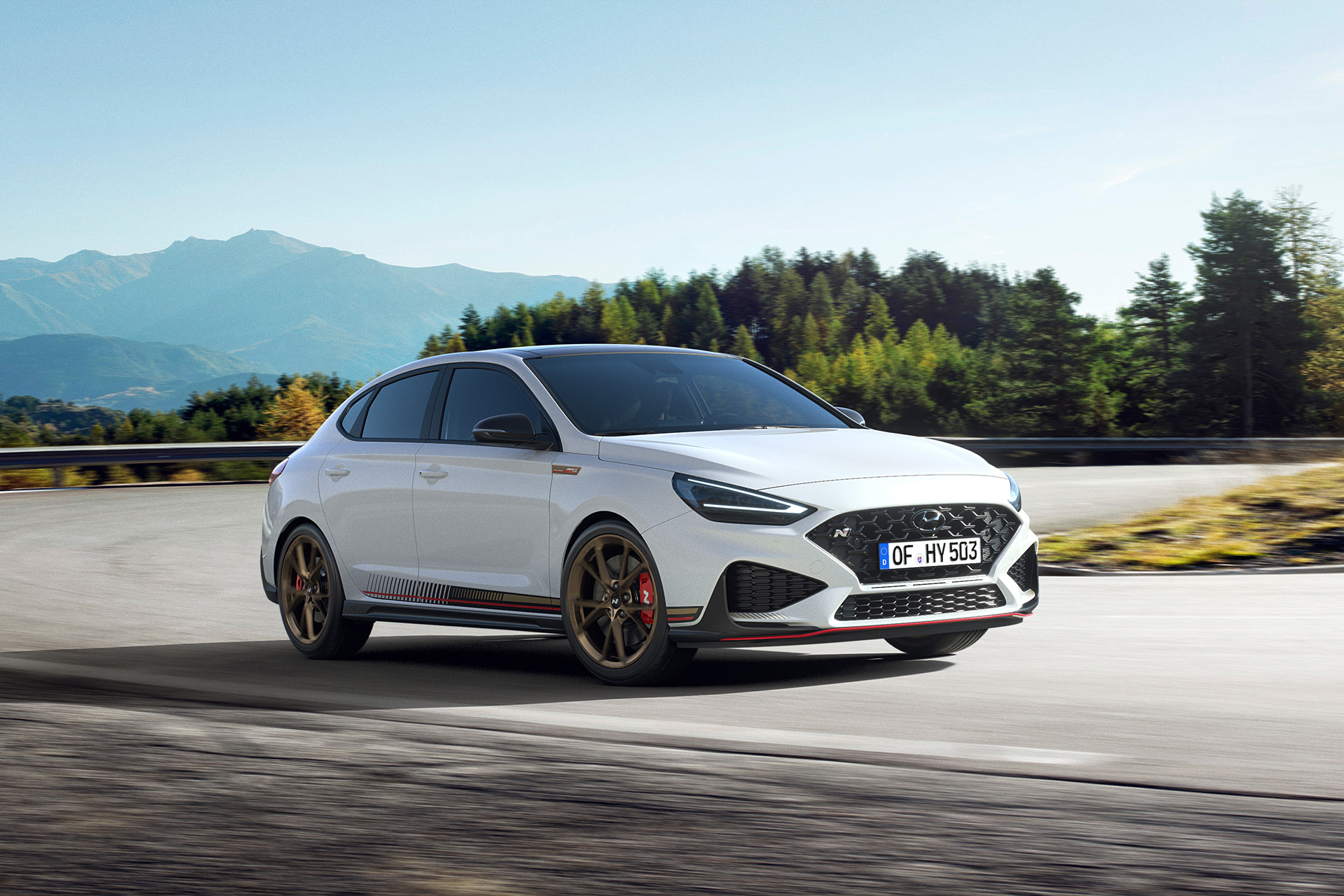 Download 2022 Hyundai i30 Fastback N Drive-N Limited Edition - Front Three-Quarter HD Wallpaper 1921x1281 #1