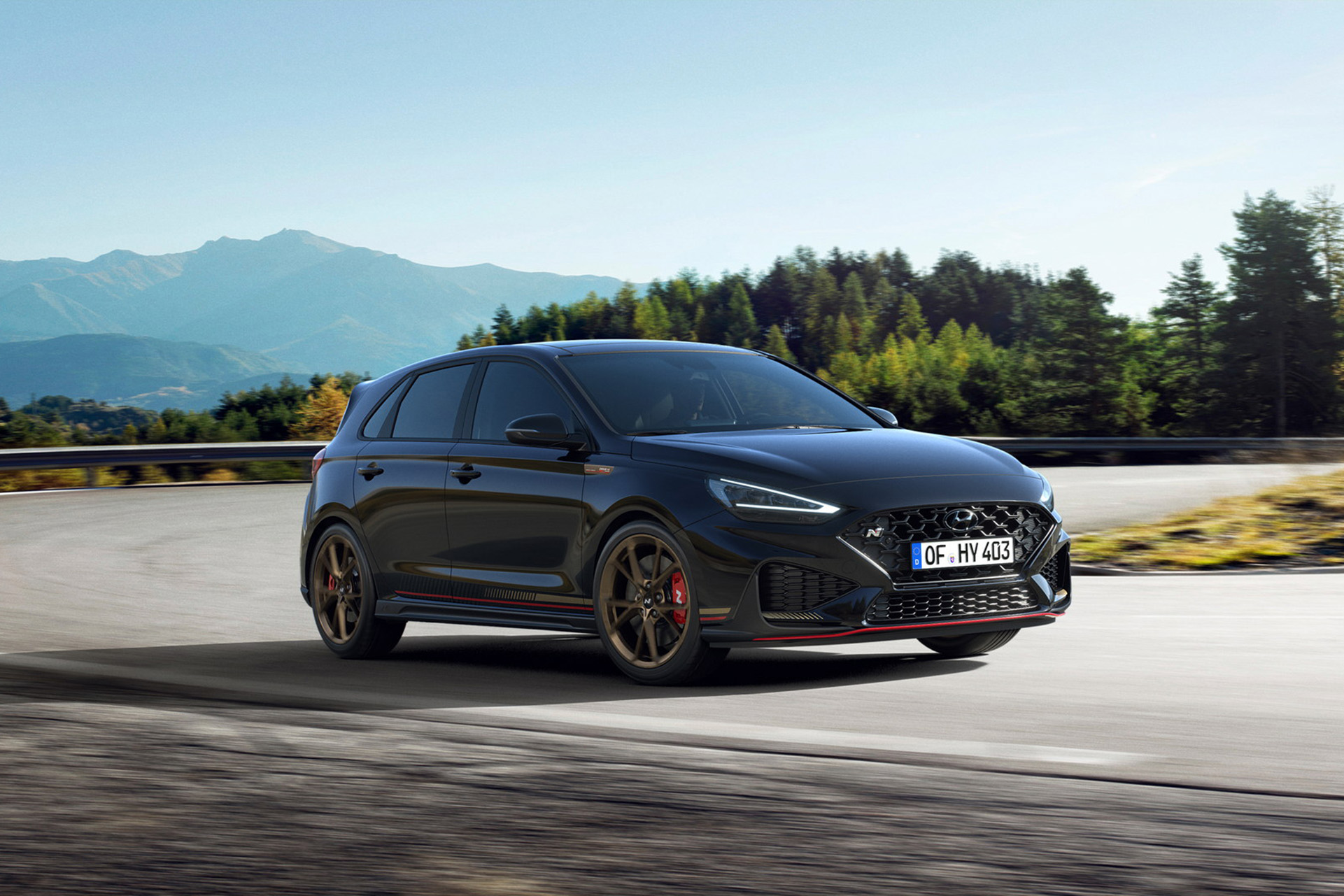 Download 2022 Hyundai i30 N Drive-N Limited Edition - Front Three-Quarter HD Wallpaper 1921x1281 #1