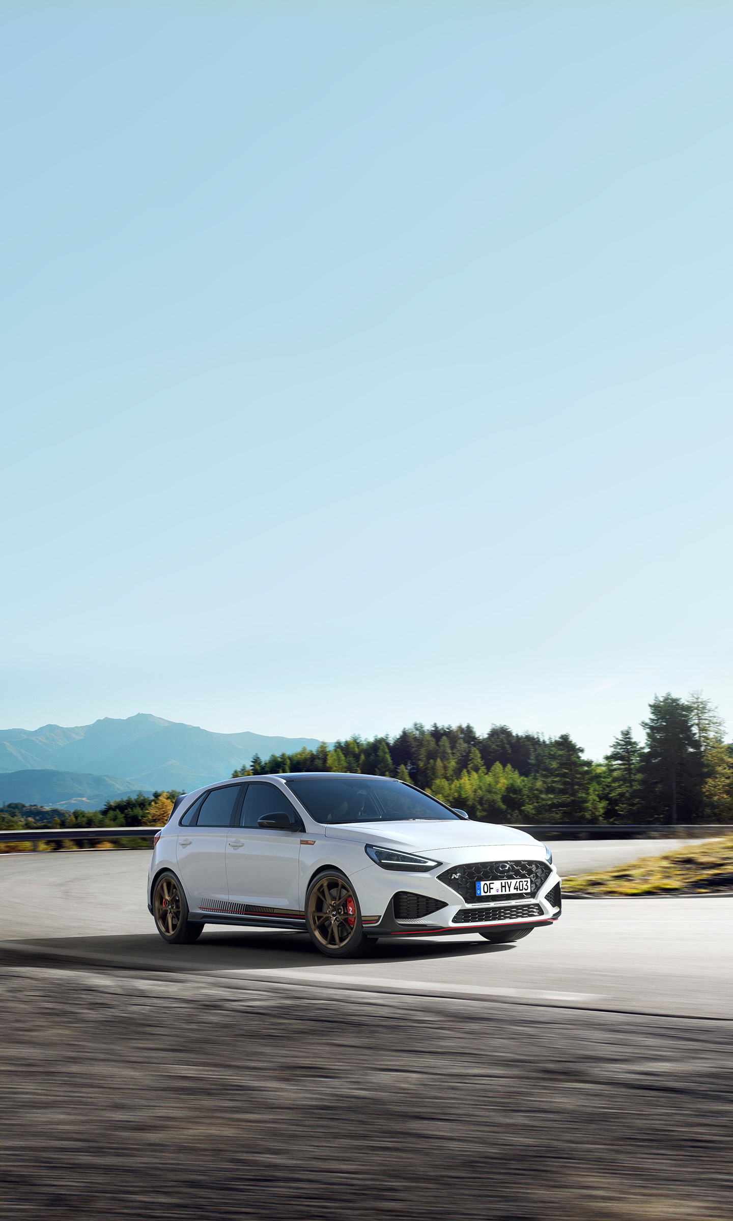 Download 2022 Hyundai i30 N Drive-N Limited Edition - Front Three-Quarter HD Phone Wallpaper 1440x2400 #11