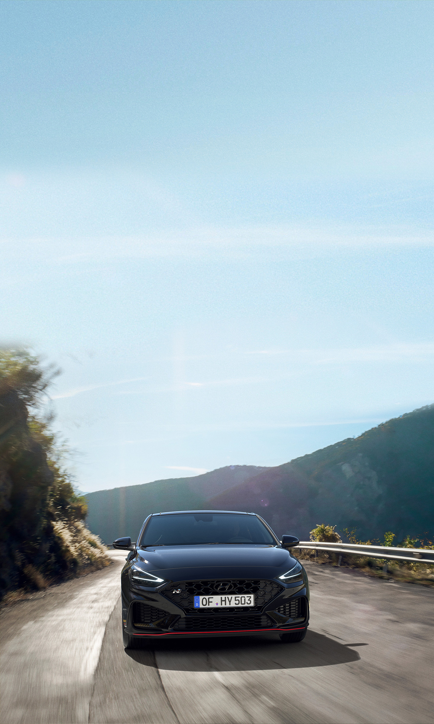 Download 2022 Hyundai i30 N Drive-N Limited Edition - Front HD Phone Wallpaper 1440x2400 #4