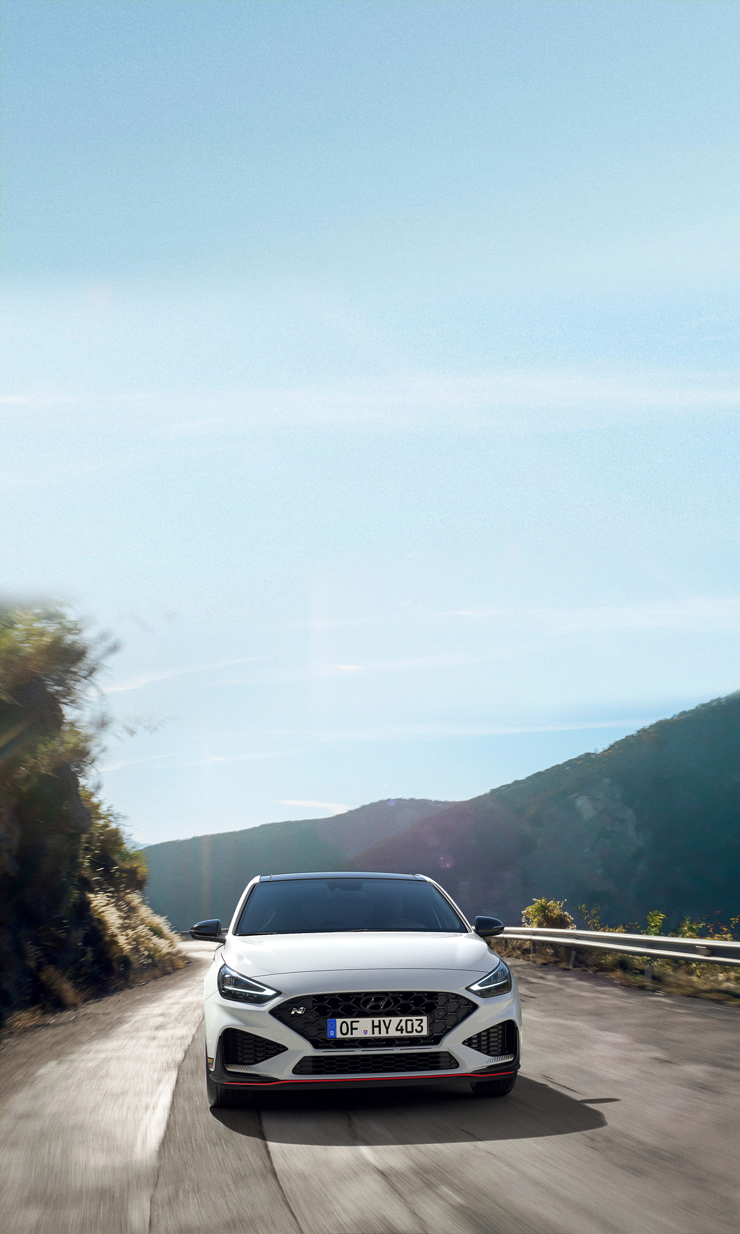 Download 2022 Hyundai i30 N Drive-N Limited Edition - Front HD Phone Wallpaper 1440x2400 #13