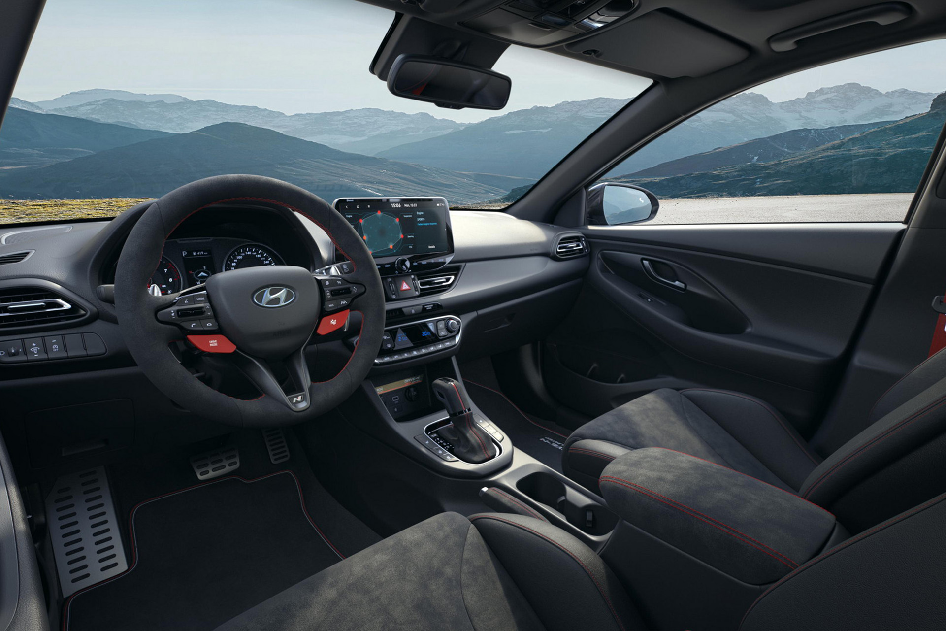 Download 2022 Hyundai i30 N Drive-N Limited Edition - Interior HD Wallpaper 1921x1281 #22