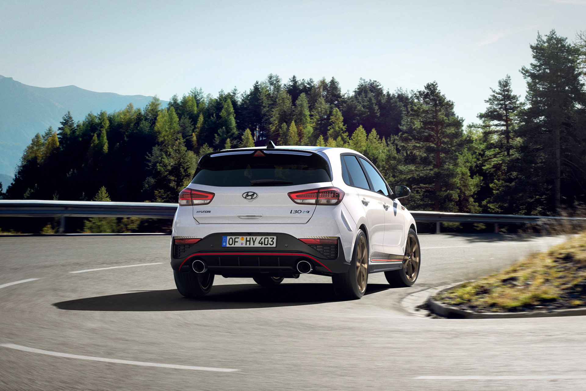 Download 2022 Hyundai i30 N Drive-N Limited Edition - Rear HD Wallpaper 1921x1281 #15