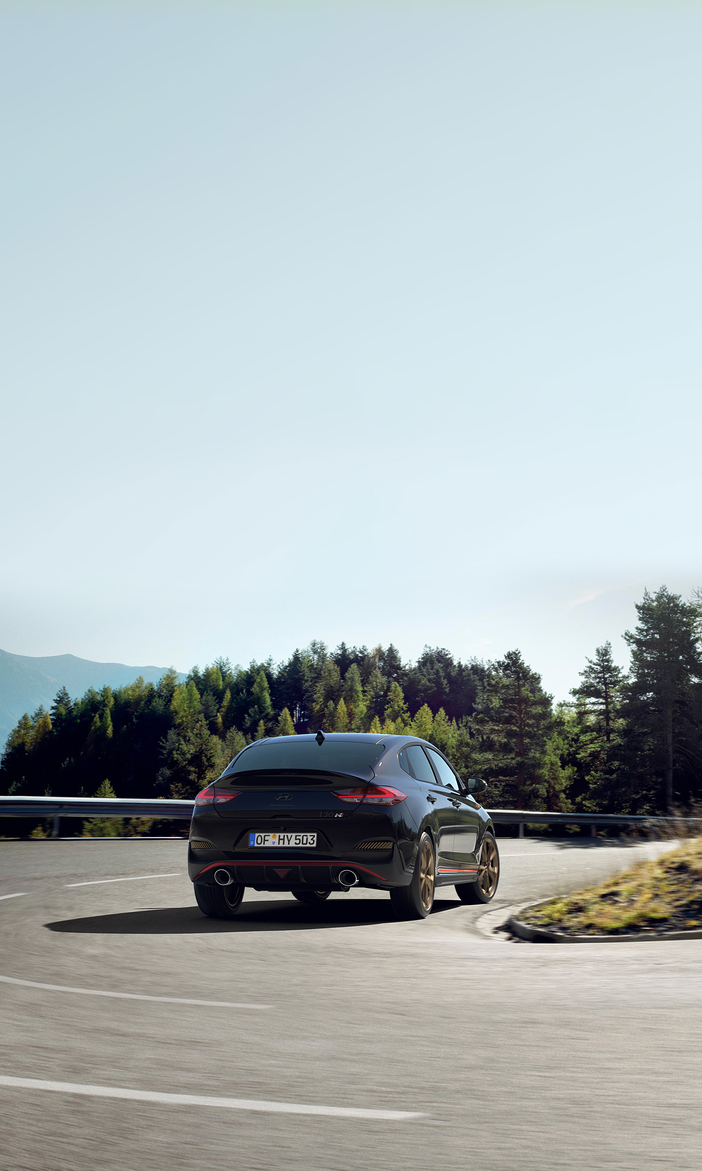 Download 2022 Hyundai i30 N Drive-N Limited Edition - Rear HD Phone Wallpaper 1440x2400 #7