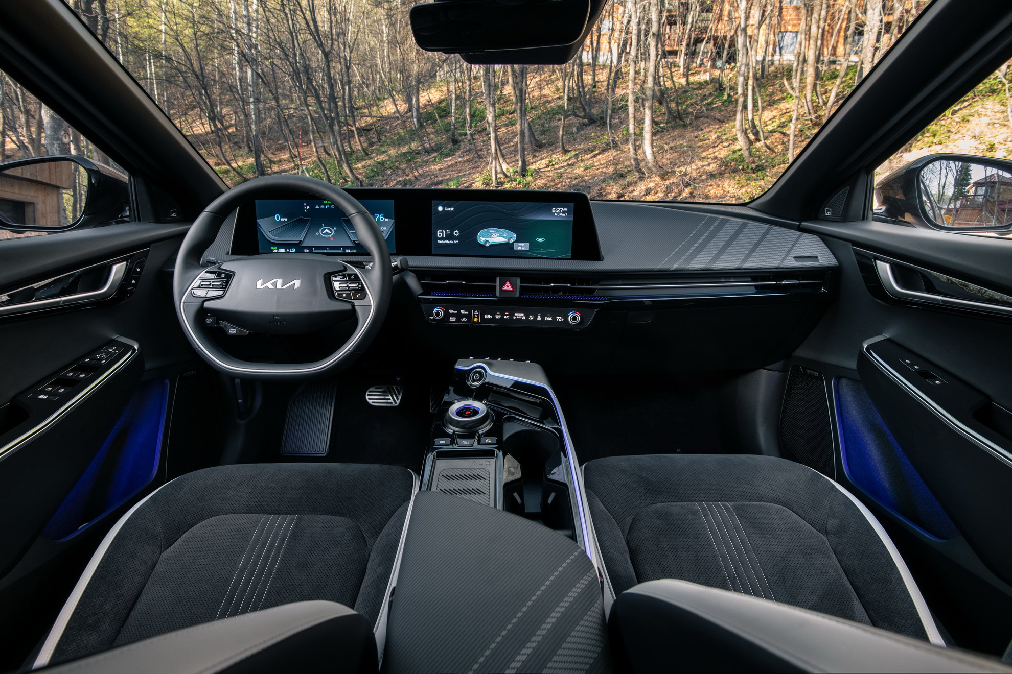 Download 2022 Kia EV6 - Interior, Cockpit HD Wallpaper 1980x1320 #44