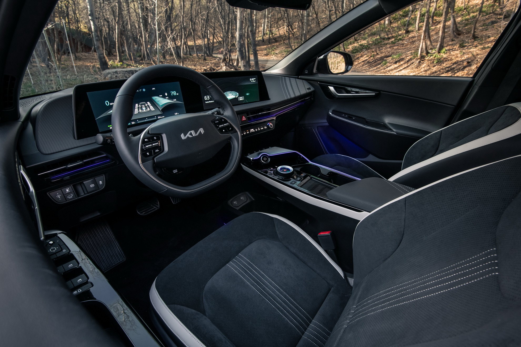 Download 2022 Kia EV6 - Interior HD Wallpaper 1980x1318 #43
